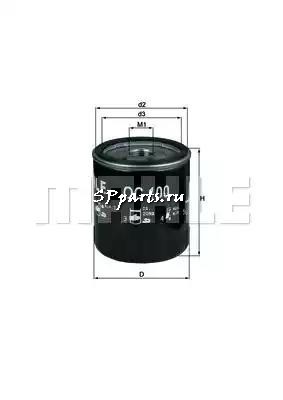 Масляный фильтр для  DAIHATSU HIJET Фургон (S85) 1.4 D (03.1998 - ), KNECHT, OC 100